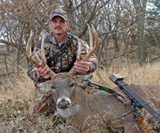 michael and his barn buck!! 3 for 3 that week pope and young. 2009